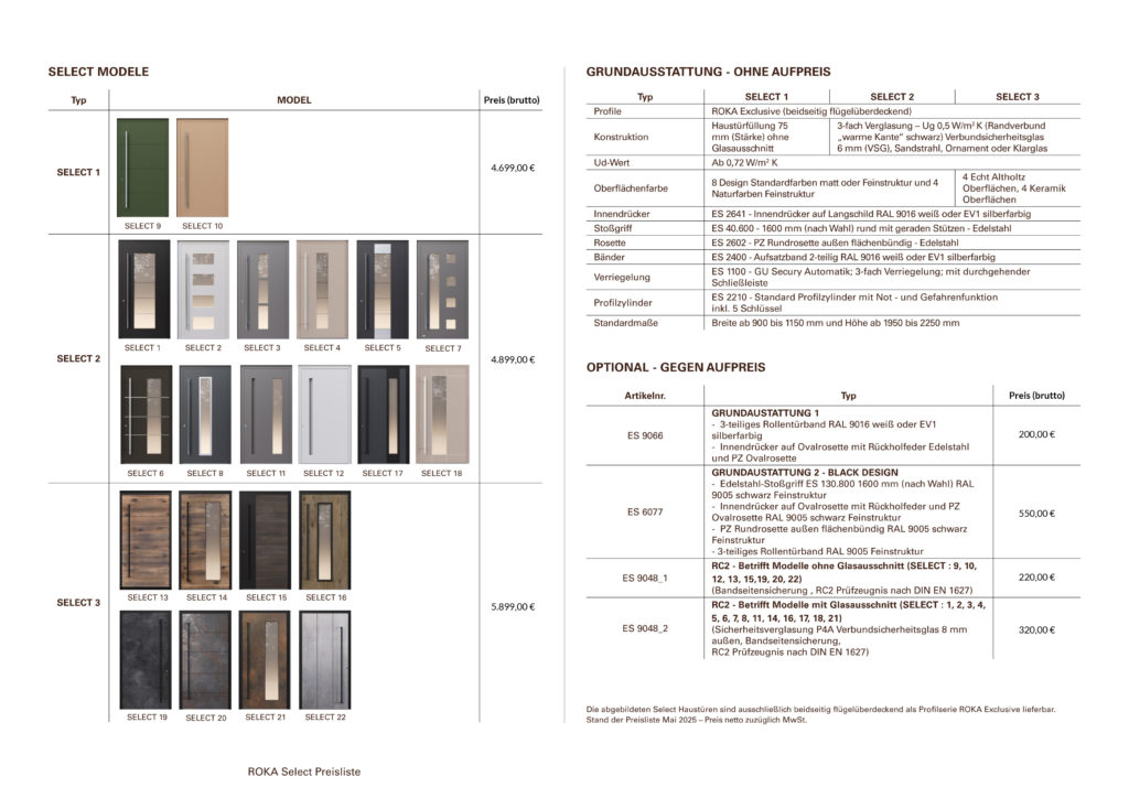Preisliste Seite 2